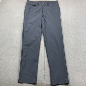 Lululemon ABC Pants Mens 31x32 Gray Slim Fit Athletic Stretch Golf Chino Casual